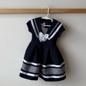 Jessica Ann Navy and White dress 3T